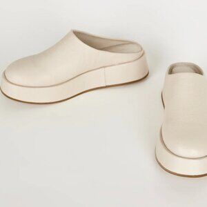INTENTIONALLY BLANK Cream Mules